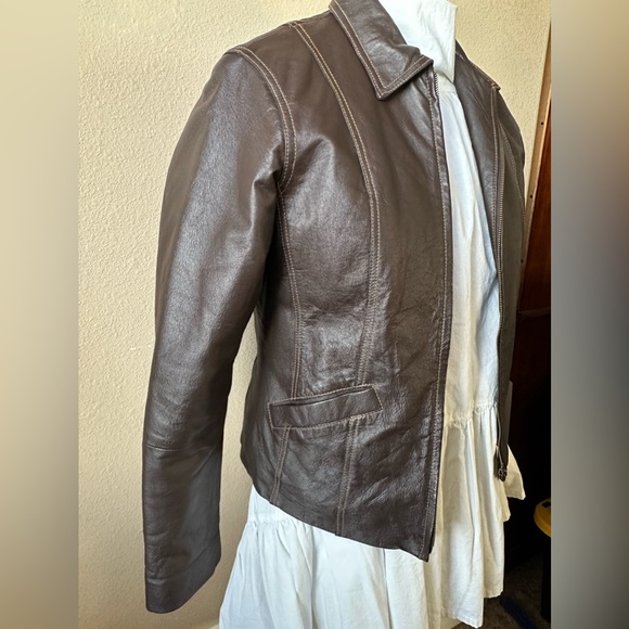 Leather coat Studio Y - Picture 4 of 6